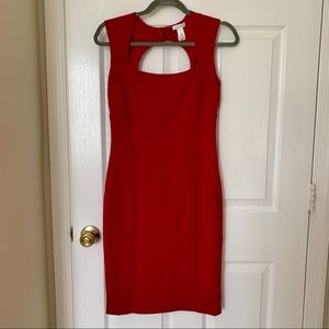 Cache red cocktail dress